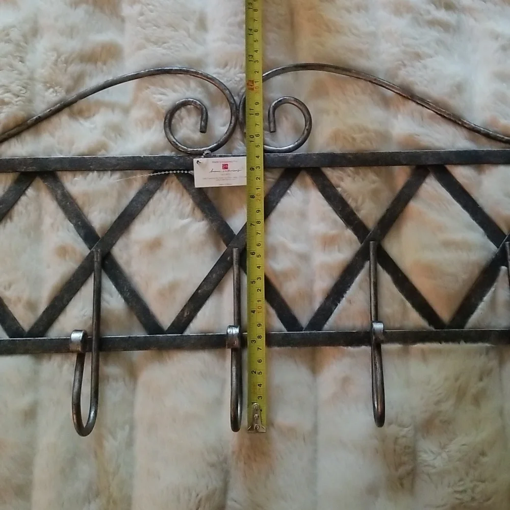 Home Interiors Metal 5 Hook Rack